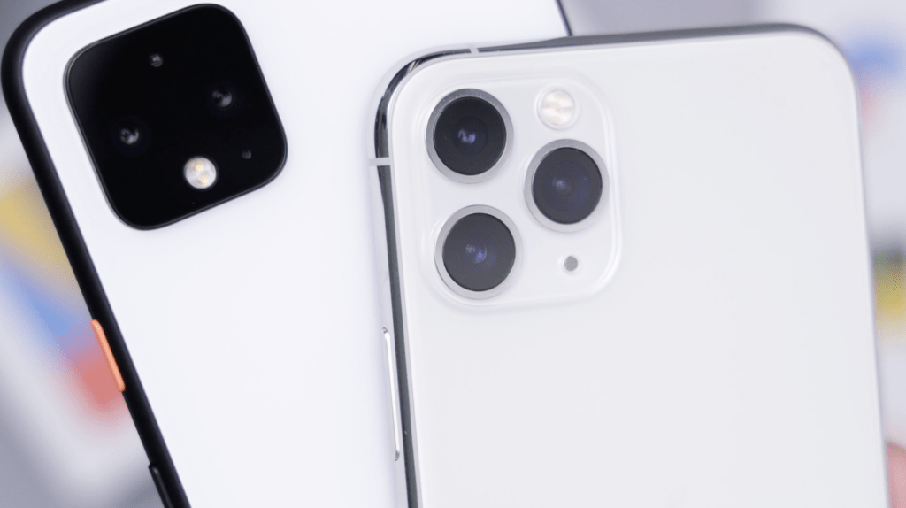 Two Mobile Phones Aside Each Other